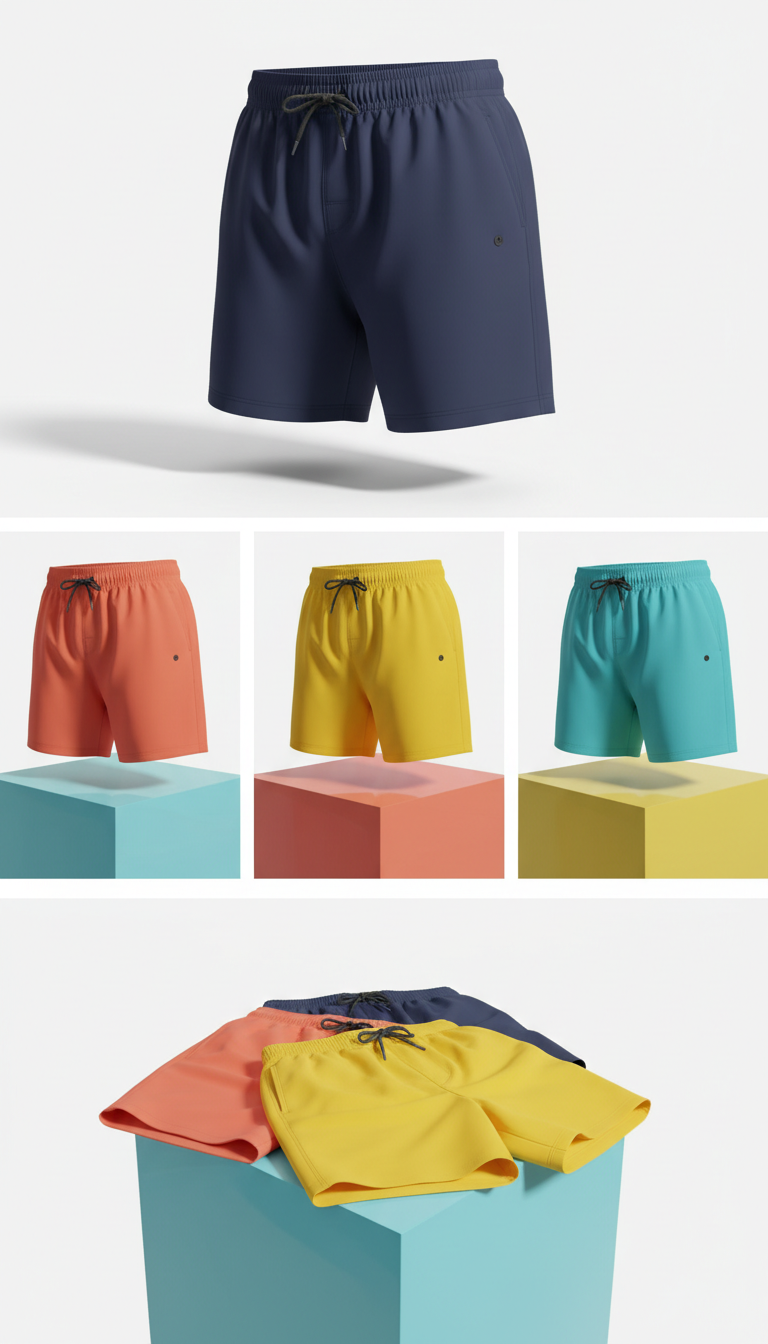 Deep Indigo Men's Swim Trunks