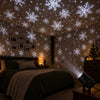 Snowflake Projection Night Light USB Rotating Atmosphere Light