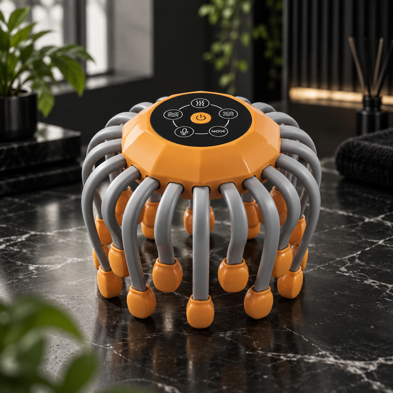 Bluetooth Head Massager with Voice Guidance