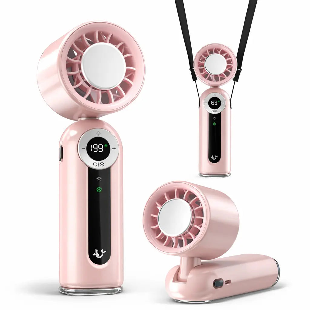 Portable handheld fan desk use case